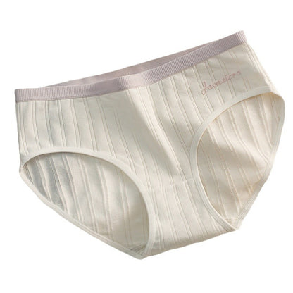 Baby Class A Pure Cotton Crotch 7A Panties Women's Mid-waist Sweet Japanese Cute Thin Sexy Student Briefs - image 5