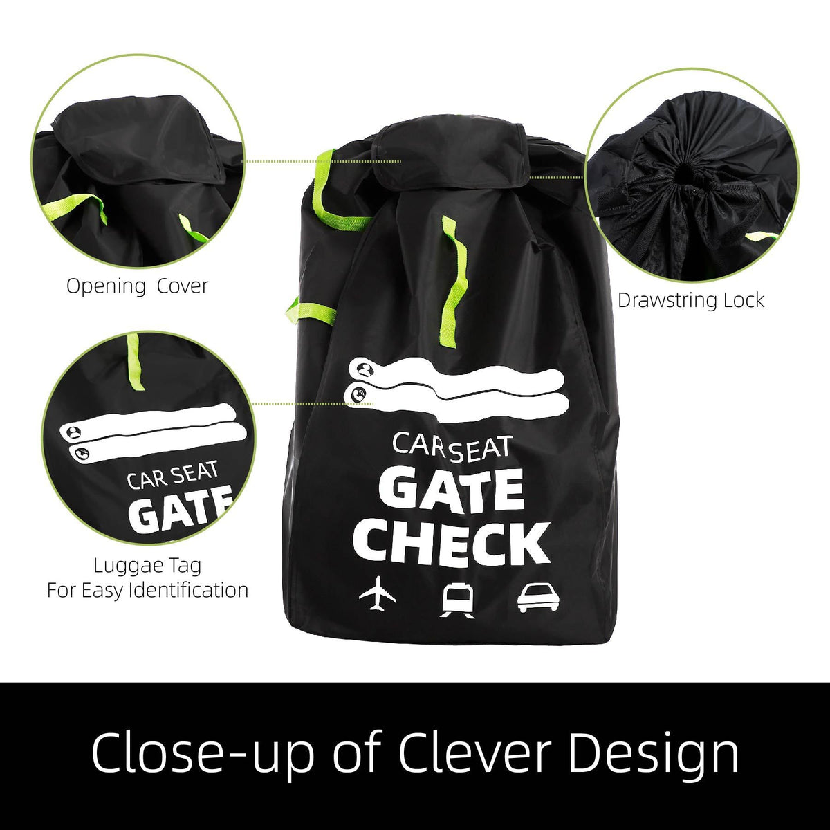 Amazon's New Popular Baby Car Safety Seat Travel Storage Bag Children's Stroller Wheelchair Storage Bag - image 4