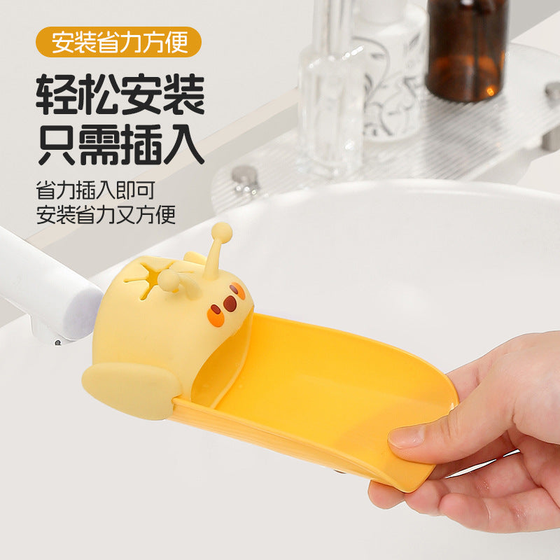 Household kitchen faucet anti-base head children's faucet extender baby hand washing splash-proof extended water diverter - image 5