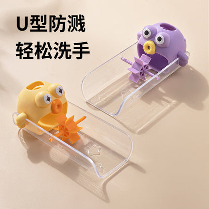 Household faucet extender baby hand washing cute cartoon children's universal silicone extension splash proof artifact - image 4