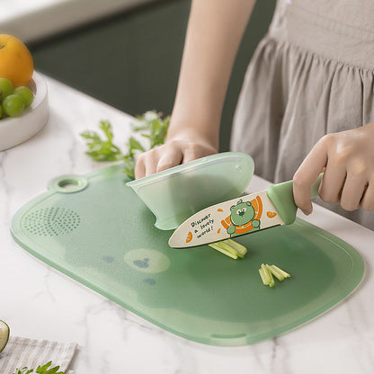 Cutting Board Anti-mildew Antibacterial Household Cutting Board Kitchen Special Fruit Cutting Board Baby Food Supplementary Classification Double-sided Cutting Board - image 1