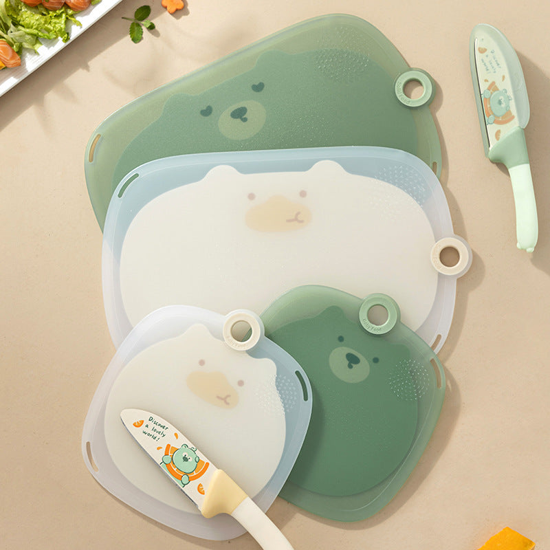 Cutting Board Anti-mildew Antibacterial Household Cutting Board Kitchen Special Fruit Cutting Board Baby Food Supplementary Classification Double-sided Cutting Board - image 2