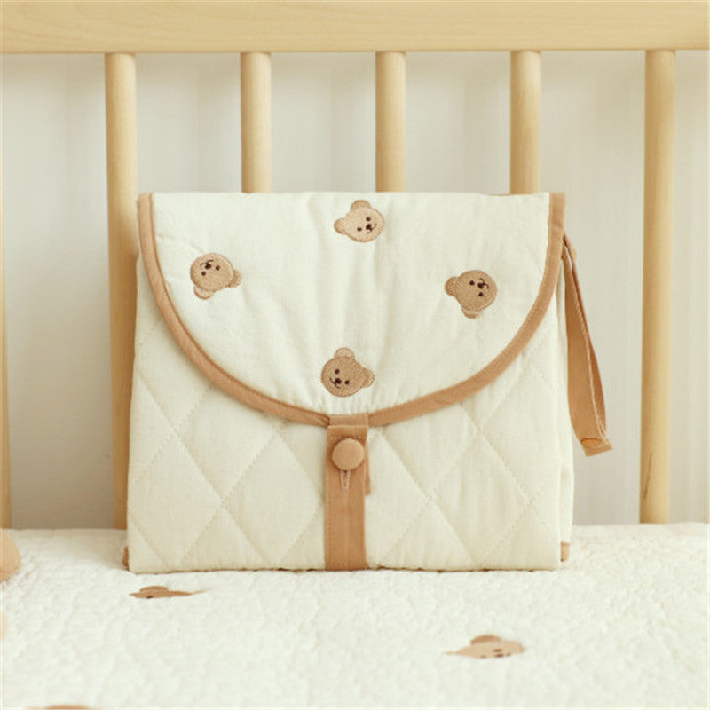 Ins Baby Portable Diaper Changing Pad Foldable Diaper Pad Bag Multifunctional Baby Diaper Changing Table Diaper Pad - image 4