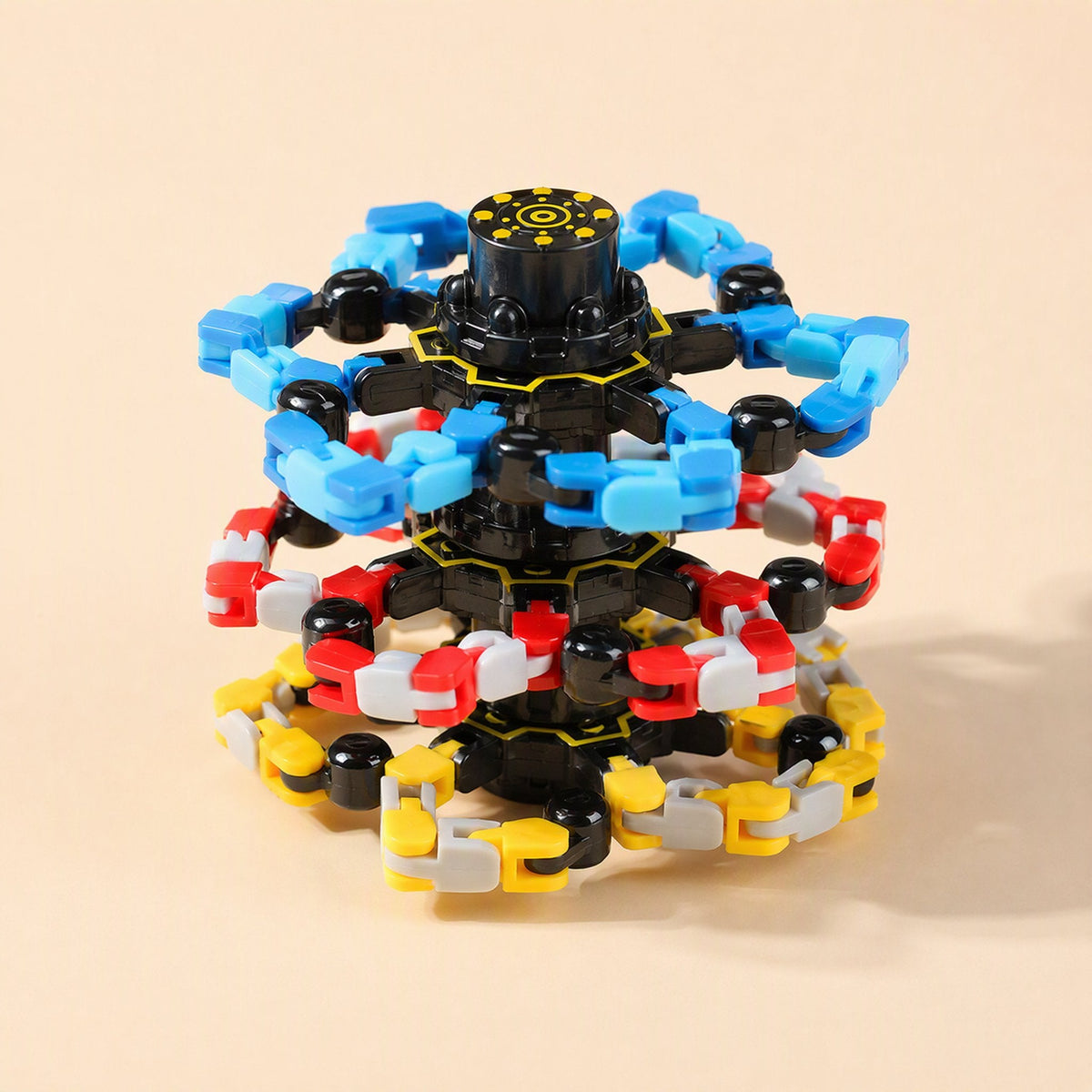 Luminous deformable fingertip mechanical gyro puzzle - view 4