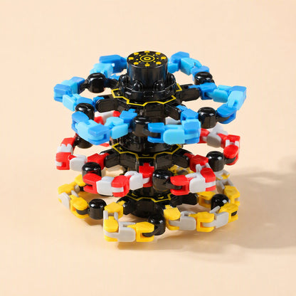 Luminous deformable fingertip mechanical gyro puzzle - view 4