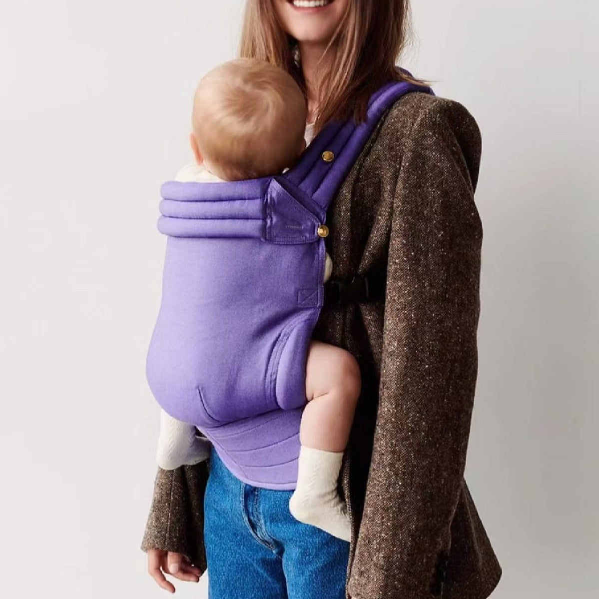 A Baby's Shoulders Four Seasons Shoulder Strap Baby's Back Towel Go Out to Hold Baby Artifact Baby Children's Back Bag Waist Stool - image 1