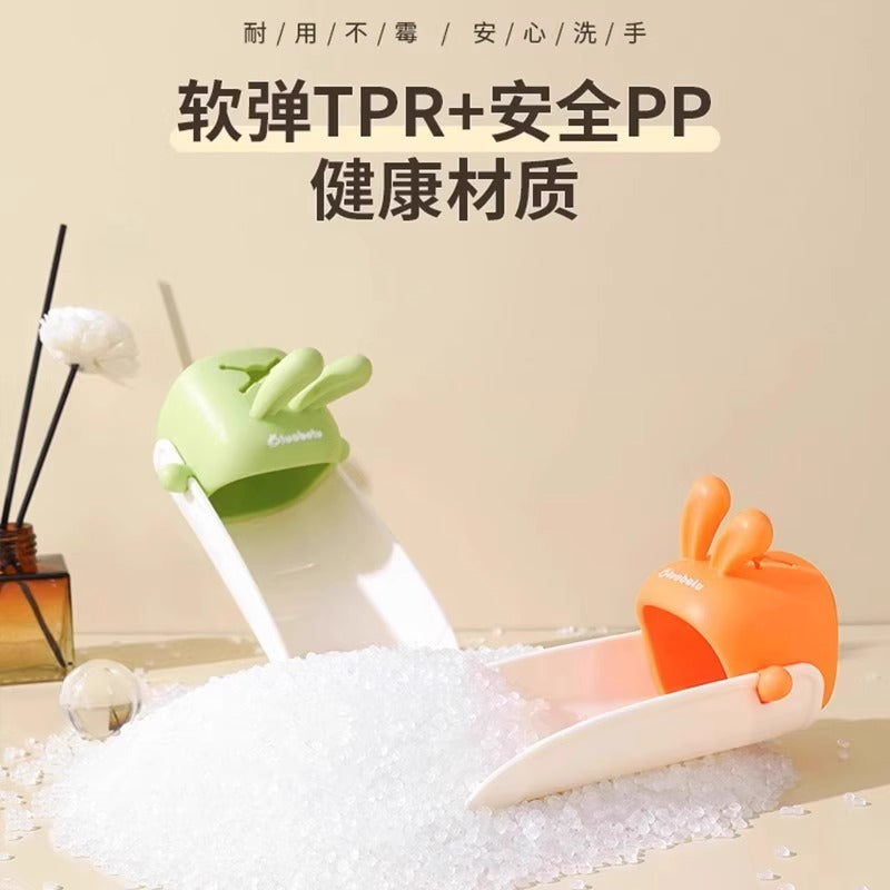 New cute rabbit children's faucet extender baby's hand-washing cute cartoon lengthened water diversion universal splash-proof artifact - image 4