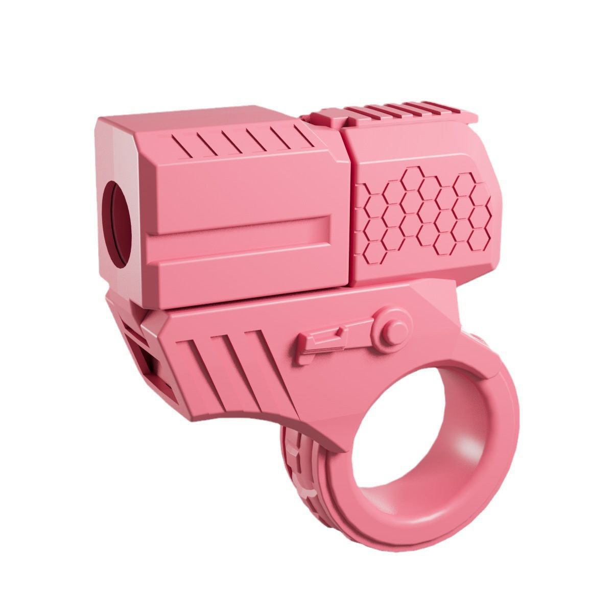 Mini throw shell ring gun creative soft bullet launch radish gun men and women gift stall wholesale toy gun - image 2