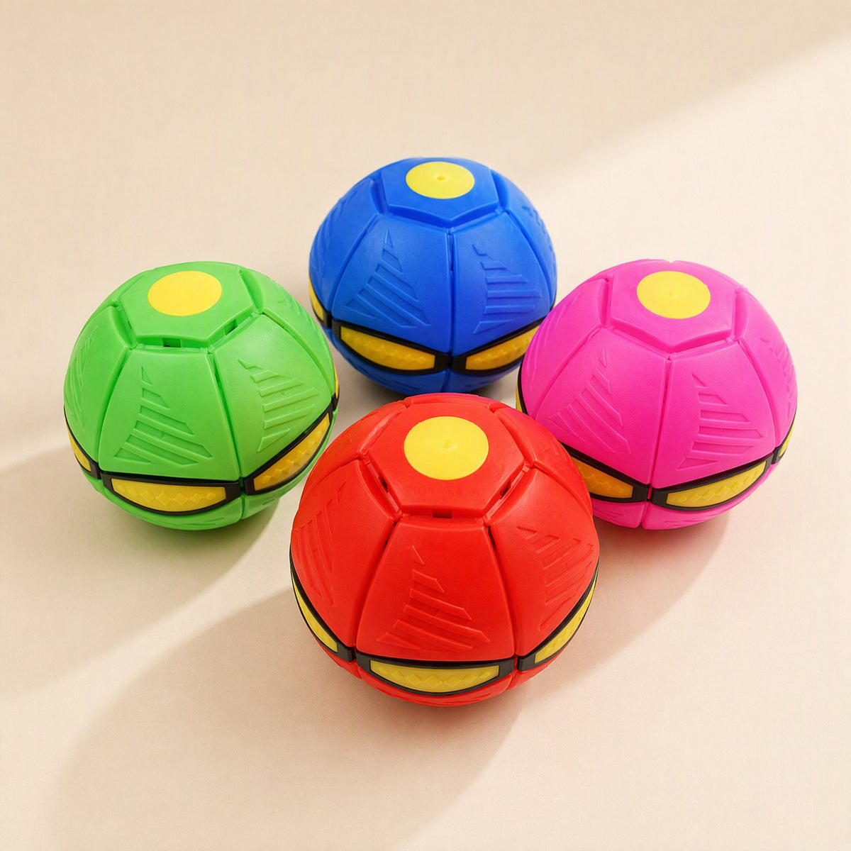 Flying saucer-shaped bouncing ball toy - view 2