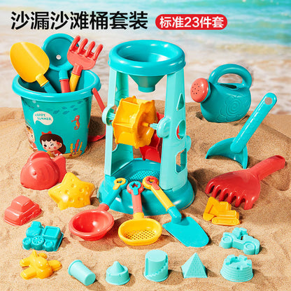 Yellow Duck Children's Beach Toy Set Seaside Outdoor Water Play Beach Bucket Sand Digging Tools Beach Sand Play Tools - image 3