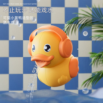 Yellow Duck Children's Beach Toy Set Seaside Outdoor Water Play Beach Bucket Sand Digging Tools Beach Sand Play Tools - image 4