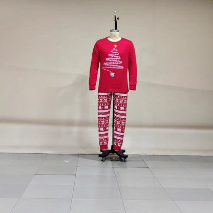2026 Manufacturer Christmas Family Matching Outfits Christmas Pajamas Set for Family of Three or Four Cotton Parent-Child Pajamas - image 2
