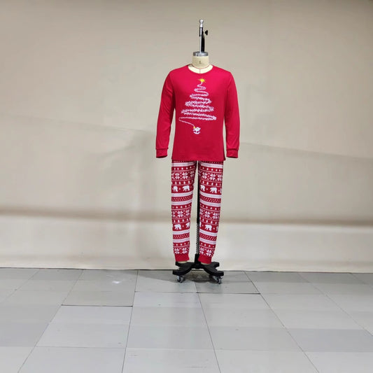 2026 Manufacturer Christmas Family Matching Outfits Christmas Pajamas Set for Family of Three or Four Cotton Parent-Child Pajamas - image 2