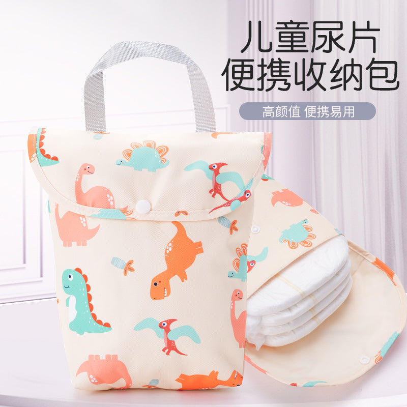 Baby Diaper Storage Bag, Baby Diaper Organizer, Diaper Bag with Hook, Stroller Large Capacity - image 2