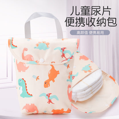Baby Diaper Storage Bag, Baby Diaper Organizer, Diaper Bag with Hook, Stroller Large Capacity - image 2