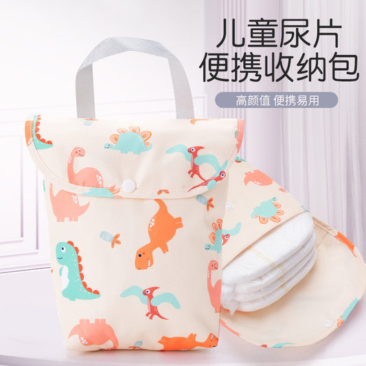 Baby Diaper Storage Bag, Baby Diaper Organizer, Diaper Bag with Hook, Stroller Large Capacity - image 2