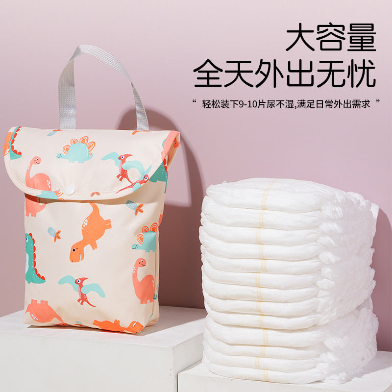 Baby Diaper Storage Bag, Baby Diaper Organizer, Diaper Bag with Hook, Stroller Large Capacity - image 3
