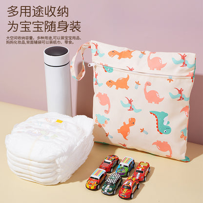 Baby Diaper Storage Bag, Baby Diaper Organizer, Diaper Bag with Hook, Stroller Large Capacity - image 4