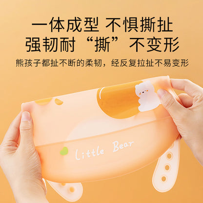 Silicone Waterproof Bibs for Babies, Lightweight Summer Feeding Bibs, Thin Baby Food Bibs, Wholesale - image 2