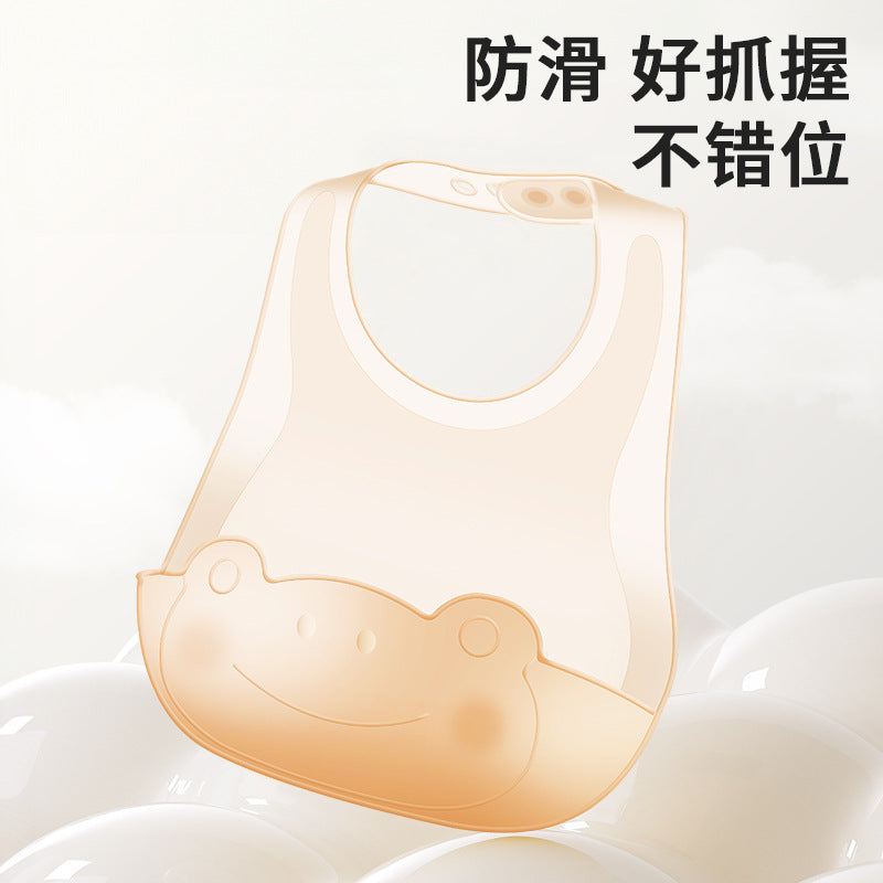 Baby Eating Silicone Bib Children's Feeding Slippery Food Bag Baby Children Portable Bib Waterproof Anti-Dirty Artifact - image 3
