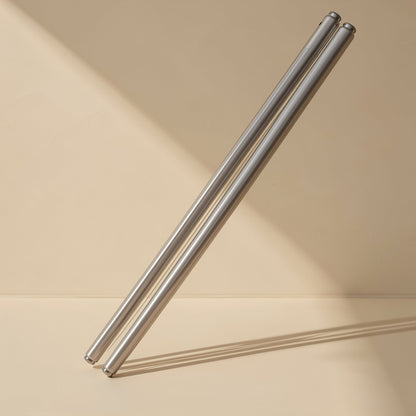 Children's training chopsticks made from 316L stainless steel with a cartoon pattern