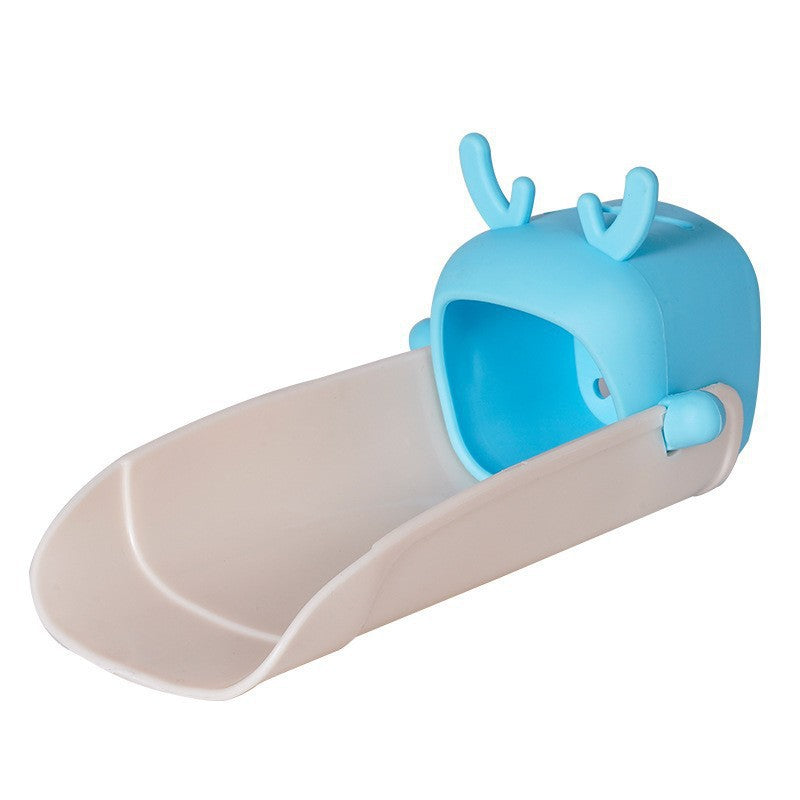 [Co-Run genuine goods Fawn Children's Faucet Extend] Baby Wash Cute Cartoon Extended Splash Protection - image 5