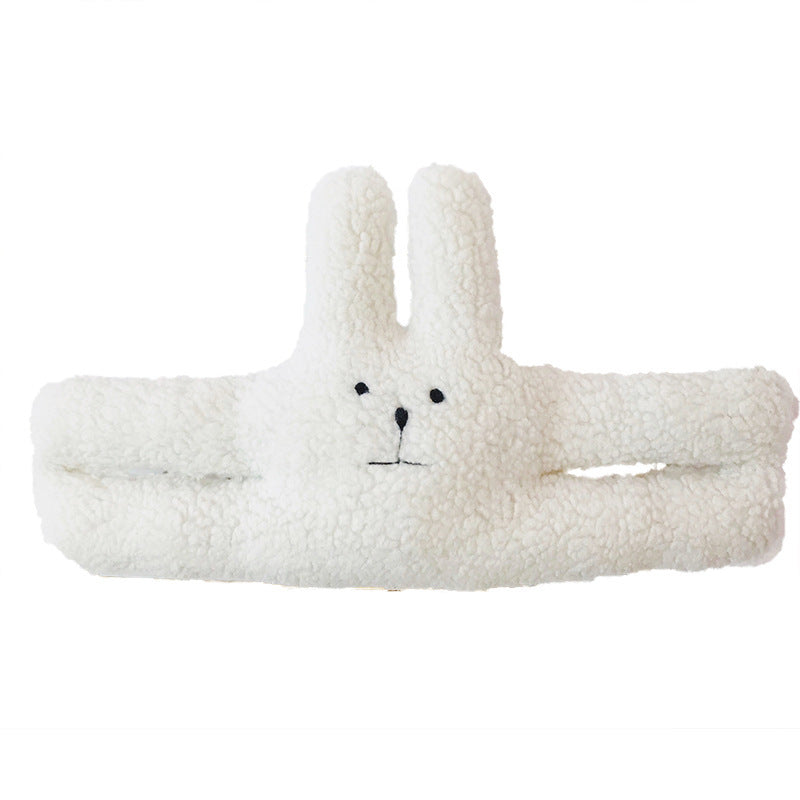 Ins Baby Children's Room Anti-pinch Door Card Cartoon White Rabbit Brown Bear Plush Doll Creative Cartoon Protective Door Stop - image 5