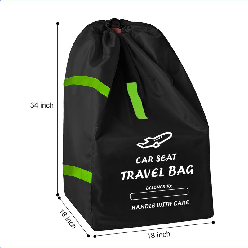 Child safety seat travel check bag boarding bag stroller storage bag basket dust bag - image 3
