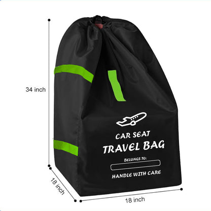 Child safety seat travel check bag boarding bag stroller storage bag basket dust bag - image 3