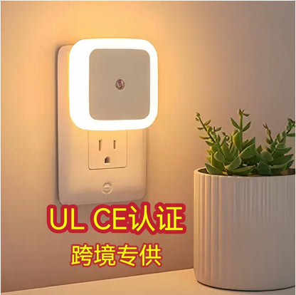 Plug-in led light control induction eye protection sleep night light bedroom light bedside light baby feeding night light - image 3