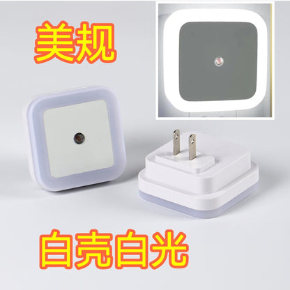Plug-in led light control induction eye protection sleep night light bedroom light bedside light baby feeding night light - image 4