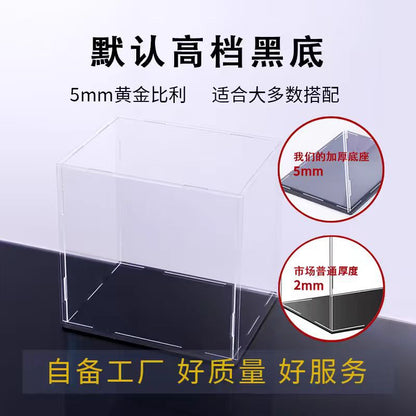 High Transparent Acrylic Display Box Hand Storage Cabinet Assembled Model Cover Toy Building Blocks Dust-proof Box Glue-free - image 4