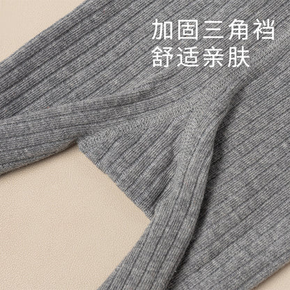 Two-Needle Polyester Girls' Ankle-Length Pants Cross-Border Korean-Style Wide Striped Baby's Leggings Spring and Autumn Thin Children's Pantyhose - image 4