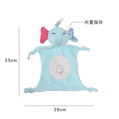 0-3 years old baby cute cartoon animal comfort towel silicone molars bite comfort towel plush toy - image 3