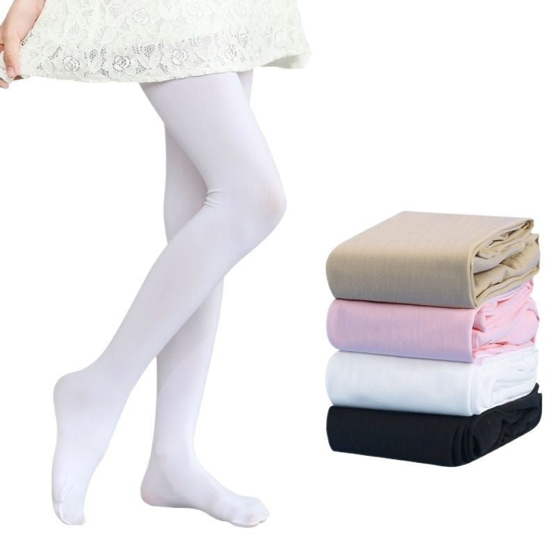 Children's Pantyhose White Spring and Autumn Summer Girls Dancing Leggings Baby Thin Velvet Dancing Socks Girls Socks - image 5