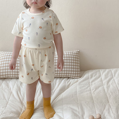 Summer Kids' Pajama Set Instagram-style for Girls