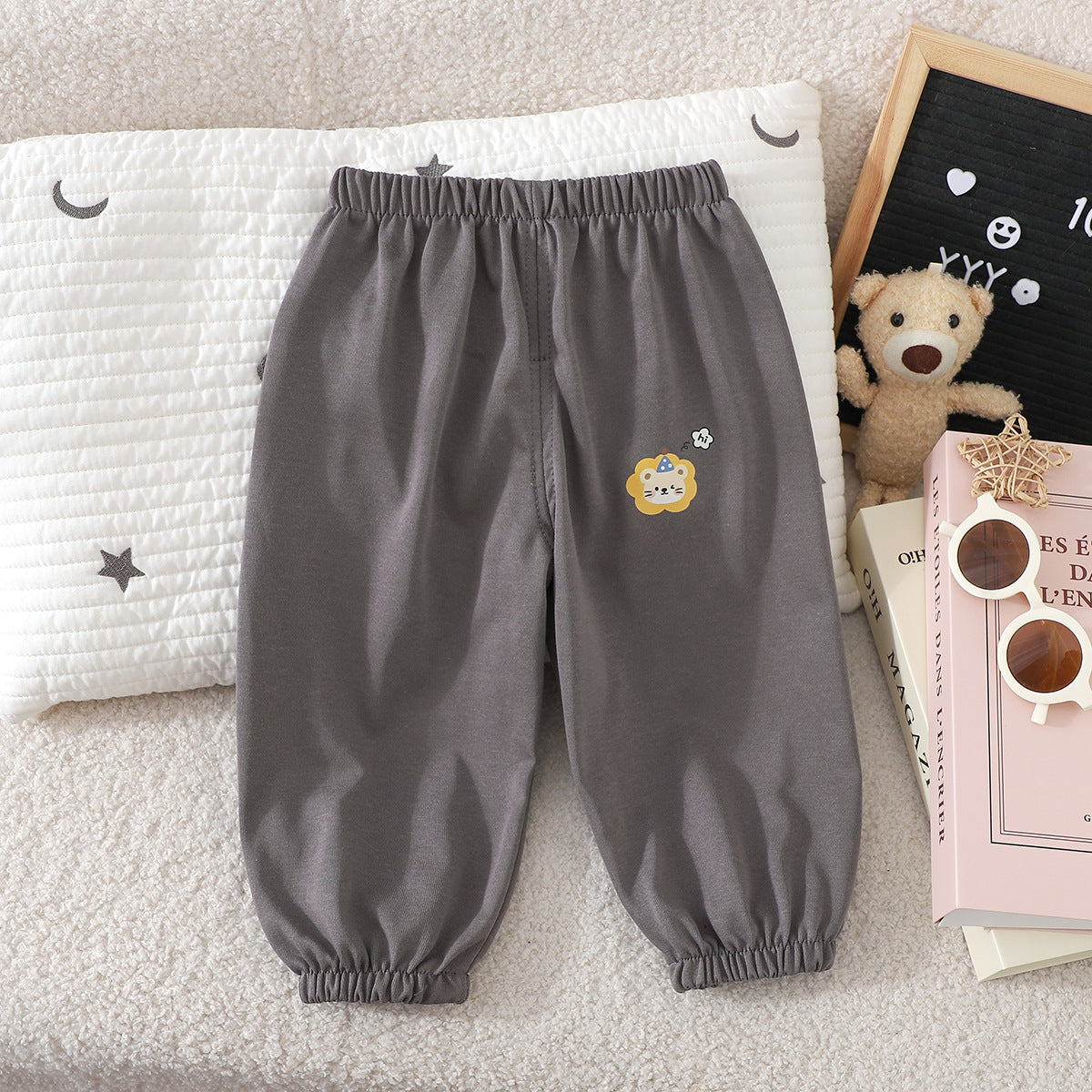 Spring Festival New Autumn Style Children's Sports Pants Casual Pants Kids' Sweatpants for Boys and Girls Korean Style Outdoor Pants - image 2