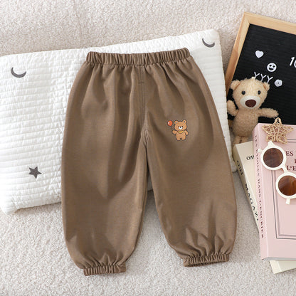 Spring Festival New Autumn Style Children's Sports Pants Casual Pants Kids' Sweatpants for Boys and Girls Korean Style Outdoor Pants - image 4