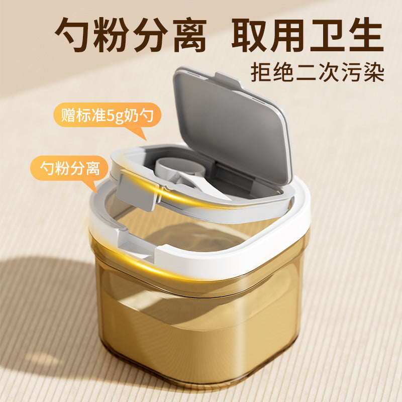 Household Food-Grade Milk Powder Can, Light-Proof Sealed Can, Moisture-Proof, Portable Baby Milk Powder Box for Outings, Large-Capacity Packaging Box - image 3