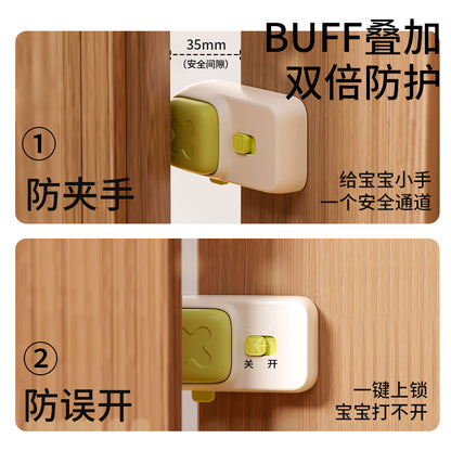 Baby's Double Safety Door Punch-free Silicone Anti-pinch Hand Door Blocking Children's Anti-door Closing Artifact Anti-pinch Hand Door Blocking - image 2