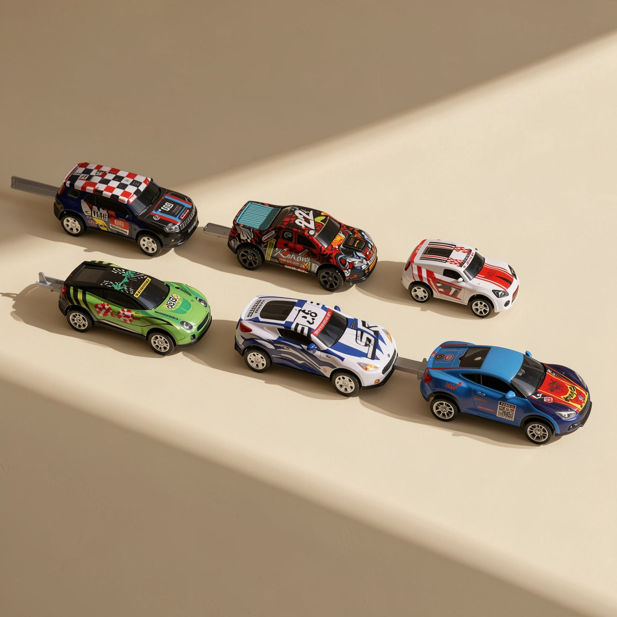 Set of 100 pull-back alloy toy cars - view 5