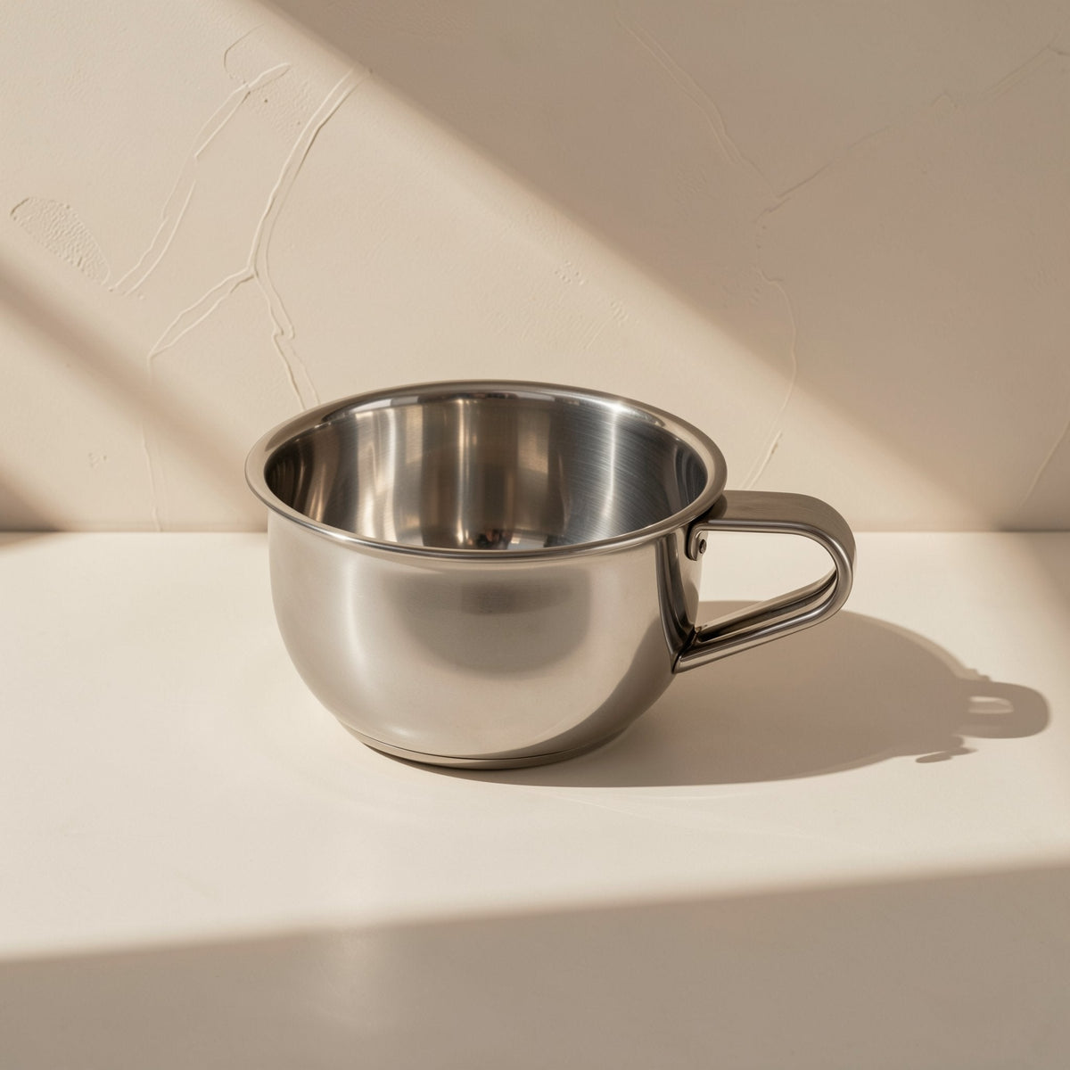 Round solid-color children's rice bowl made from 304 stainless steel - view 2