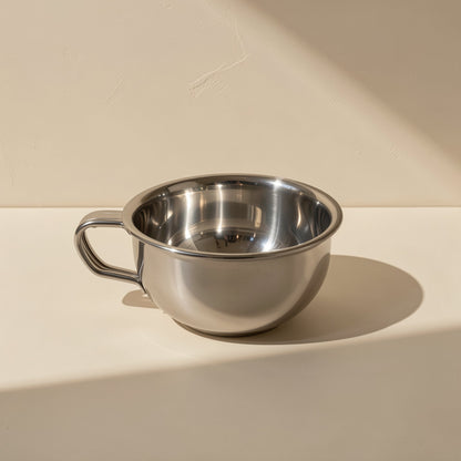 Round solid-color children's rice bowl made from 304 stainless steel - view 3