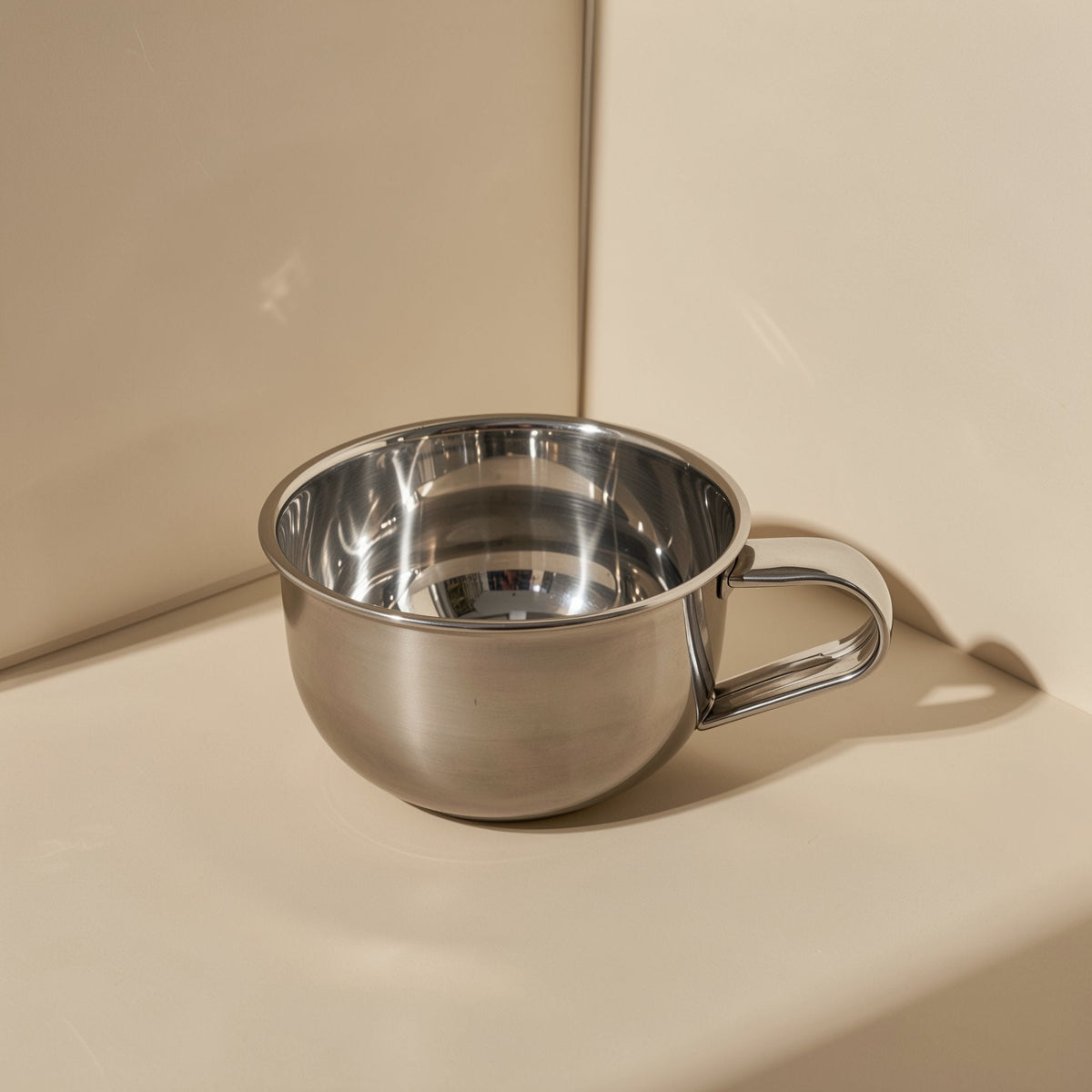 Round solid-color children's rice bowl made from 304 stainless steel - view 4