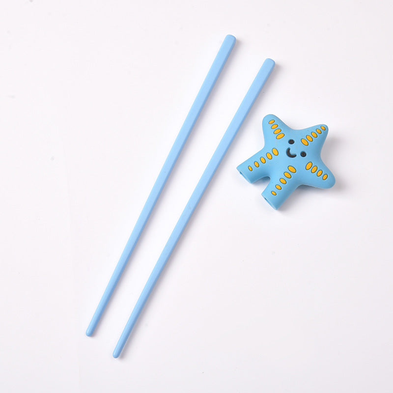 Cross-border Hot-selling Children's Chopsticks Children's Special Practice Chopsticks Silicone Chopsticks Tiger Mouth Rebound Chopsticks Children's Learning Cho - image 4