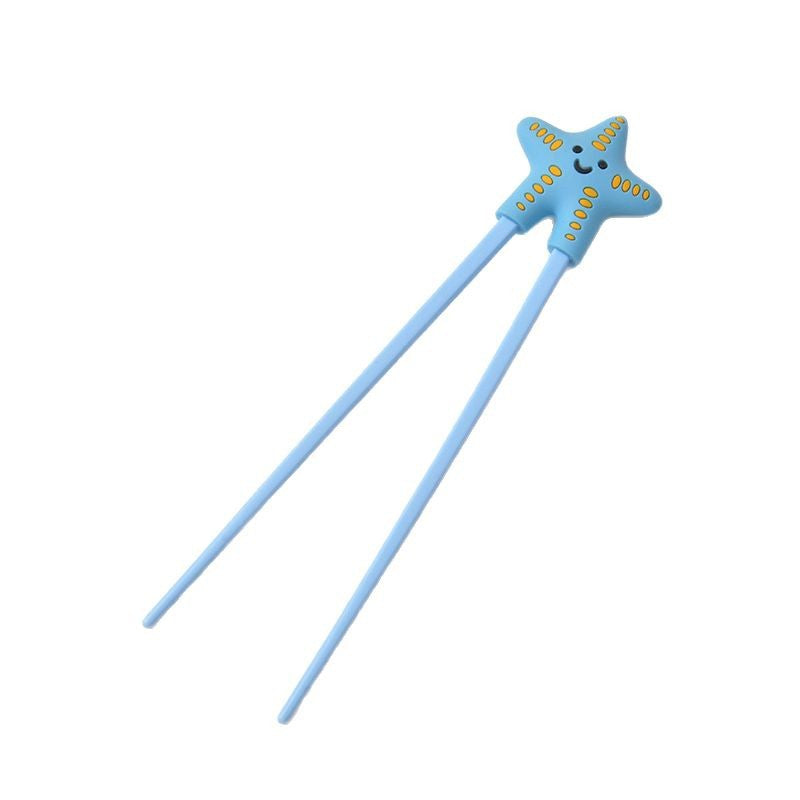 Cross-border Hot-selling Children's Chopsticks Children's Special Practice Chopsticks Silicone Chopsticks Tiger Mouth Rebound Chopsticks Children's Learning Cho - image 5