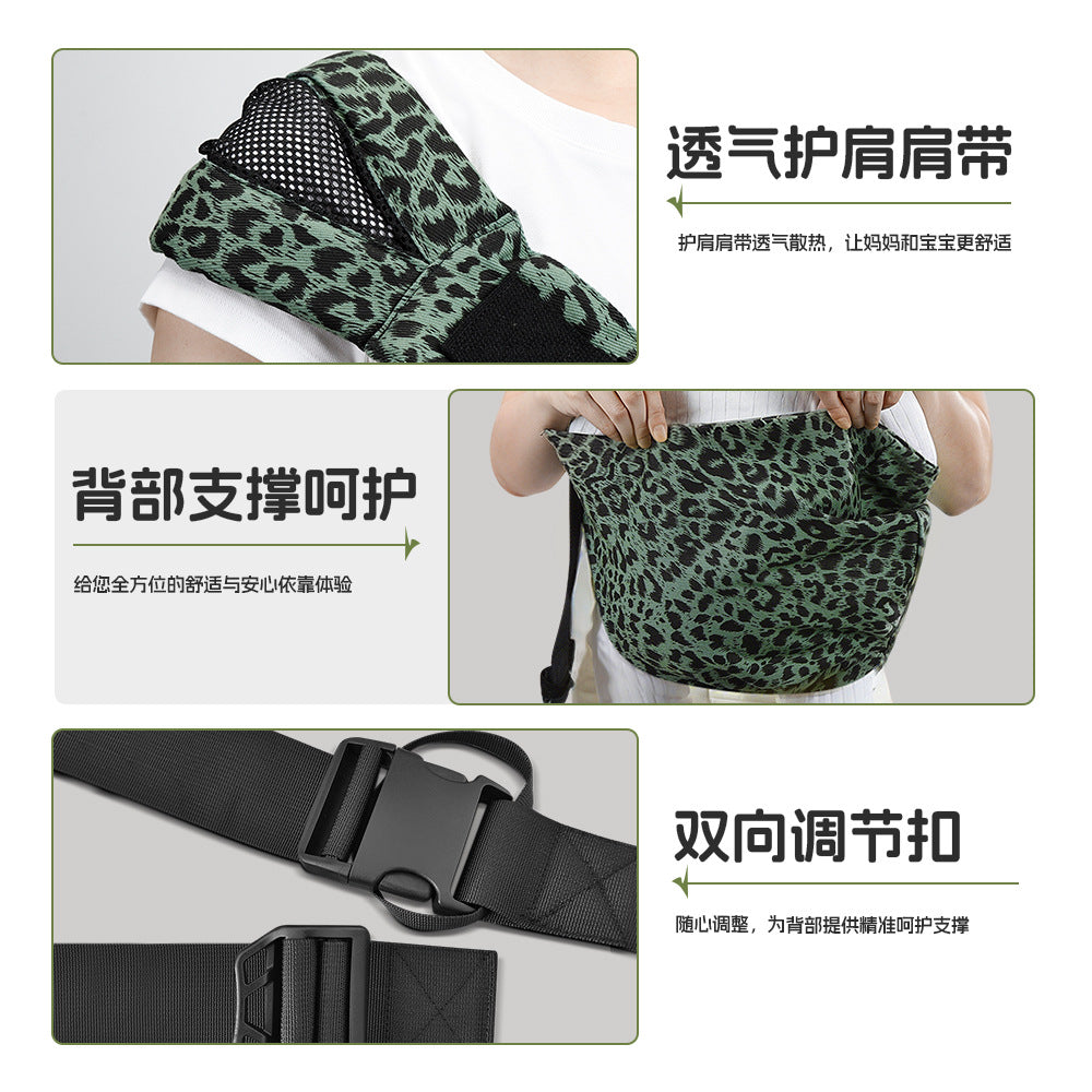 Cross-border Simple Baby Outgoing Strap Baby Travel Supplies Back Scarf Portable Big Baby Outgoing Single Shoulder Strap - image 4