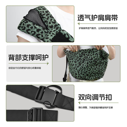 Cross-border Simple Baby Outgoing Strap Baby Travel Supplies Back Scarf Portable Big Baby Outgoing Single Shoulder Strap - image 4