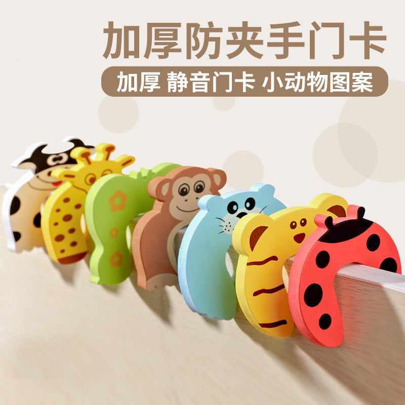 Children's anti-pinch hand door stopper door stop card door cover plug baby door stop safety door card baby door closing prevention artifact - image 1