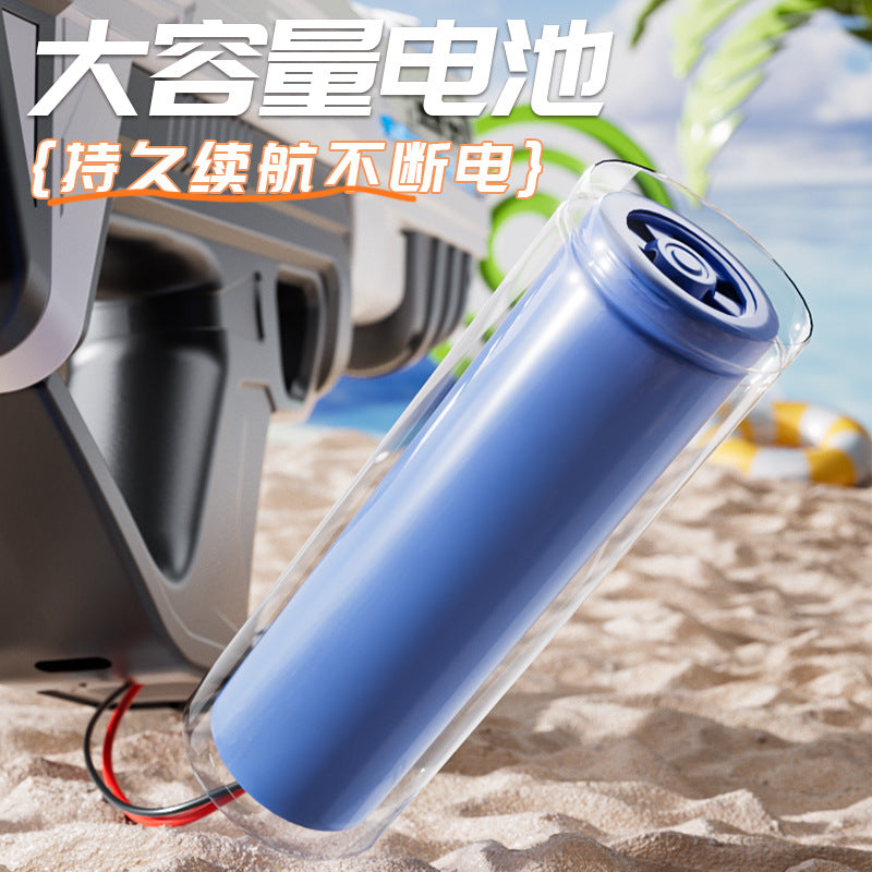 Pulse electric water gun sprinkler toy automatic water absorption strong water spray children high pressure water gun boy - image 5